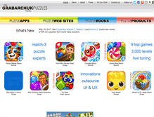 Tablet Screenshot of grabarchukpuzzles.com